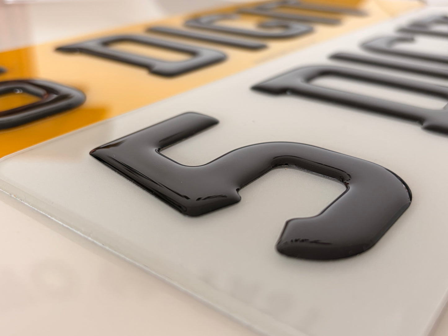 Short Number plate (5 & 6 digits)