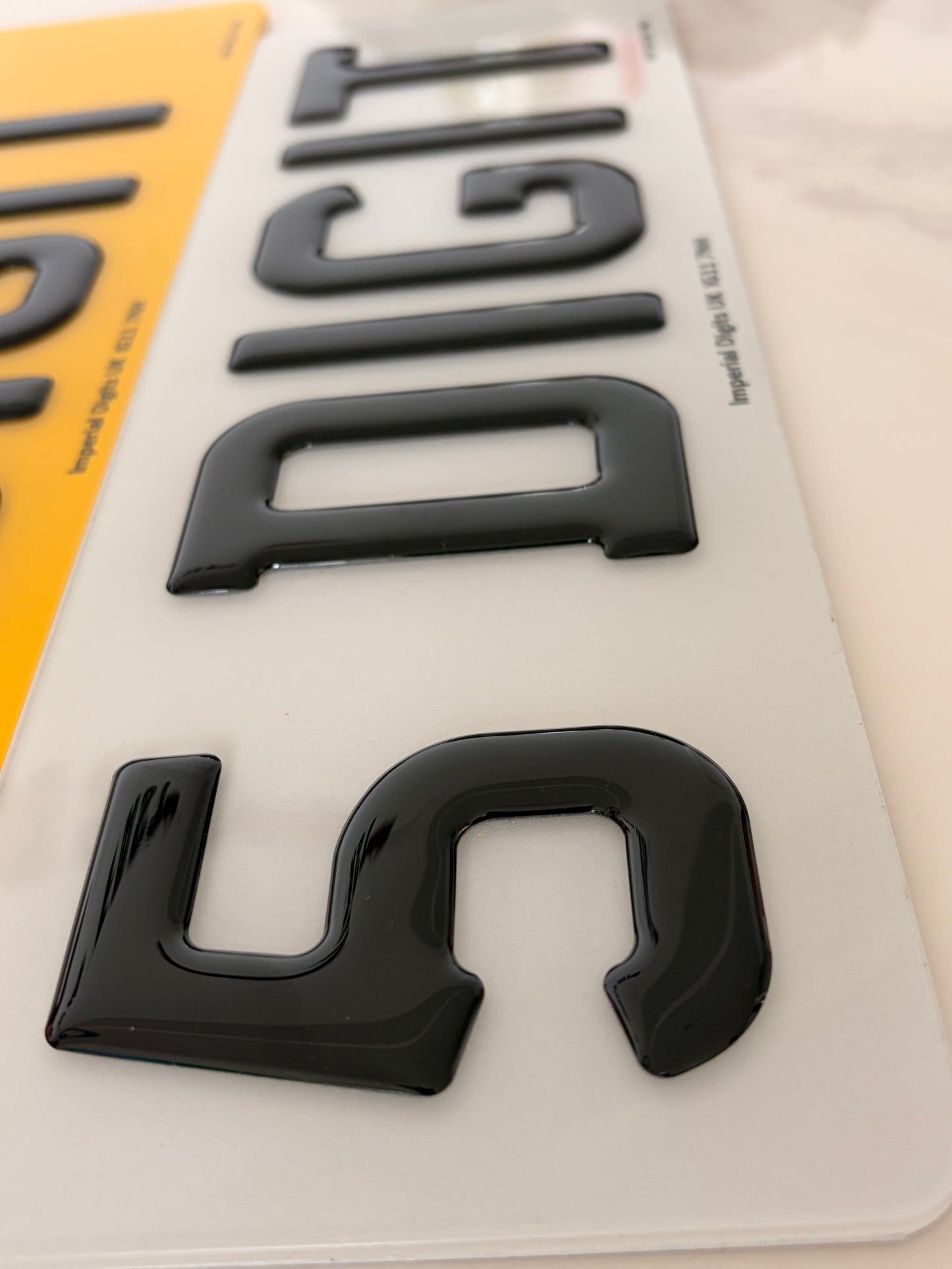Short Number plate (5 & 6 digits)
