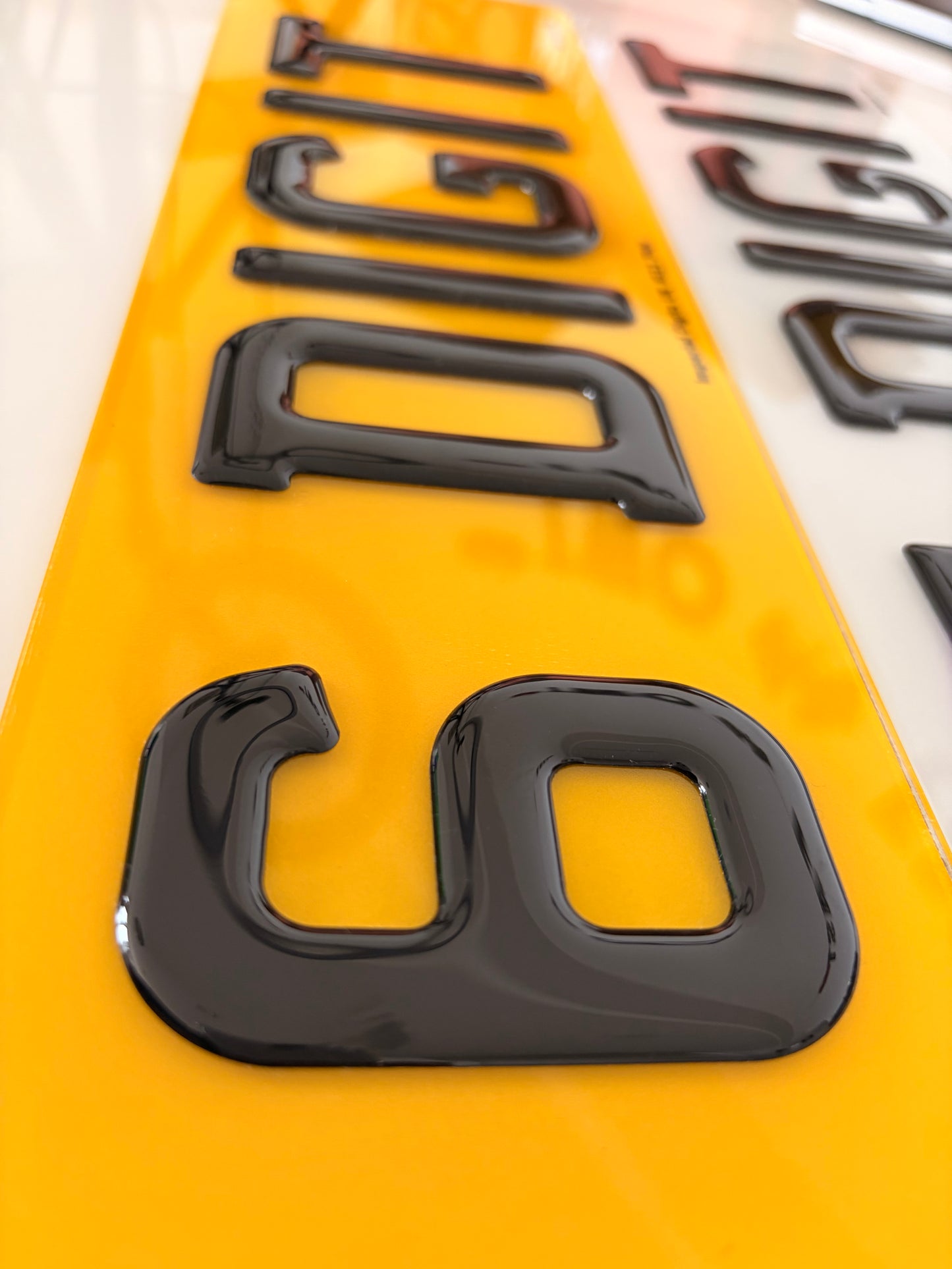 Short Number plate (5 & 6 digits)