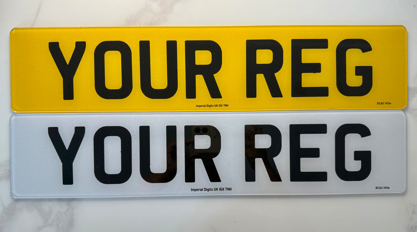 Custom Number Plate