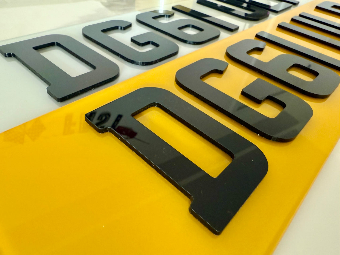 Custom Number Plate